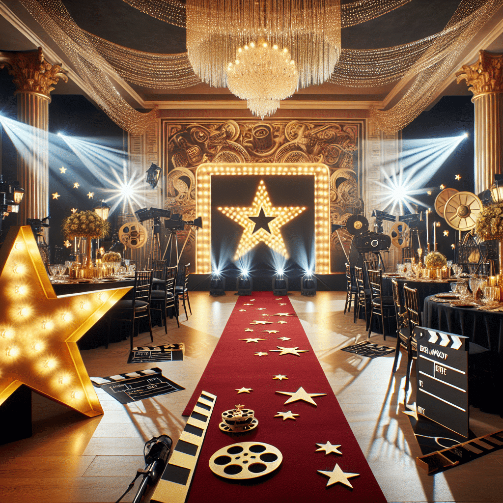 Planning A Glitzy And Glamorous Hollywood Star Themed Birthday Bash