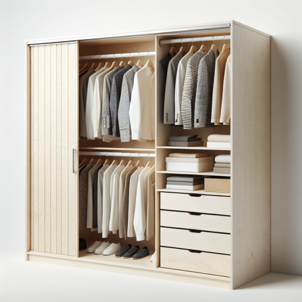 Organize with Style: Elfa Décor Birch & White Reach-In Clothes Closet ...